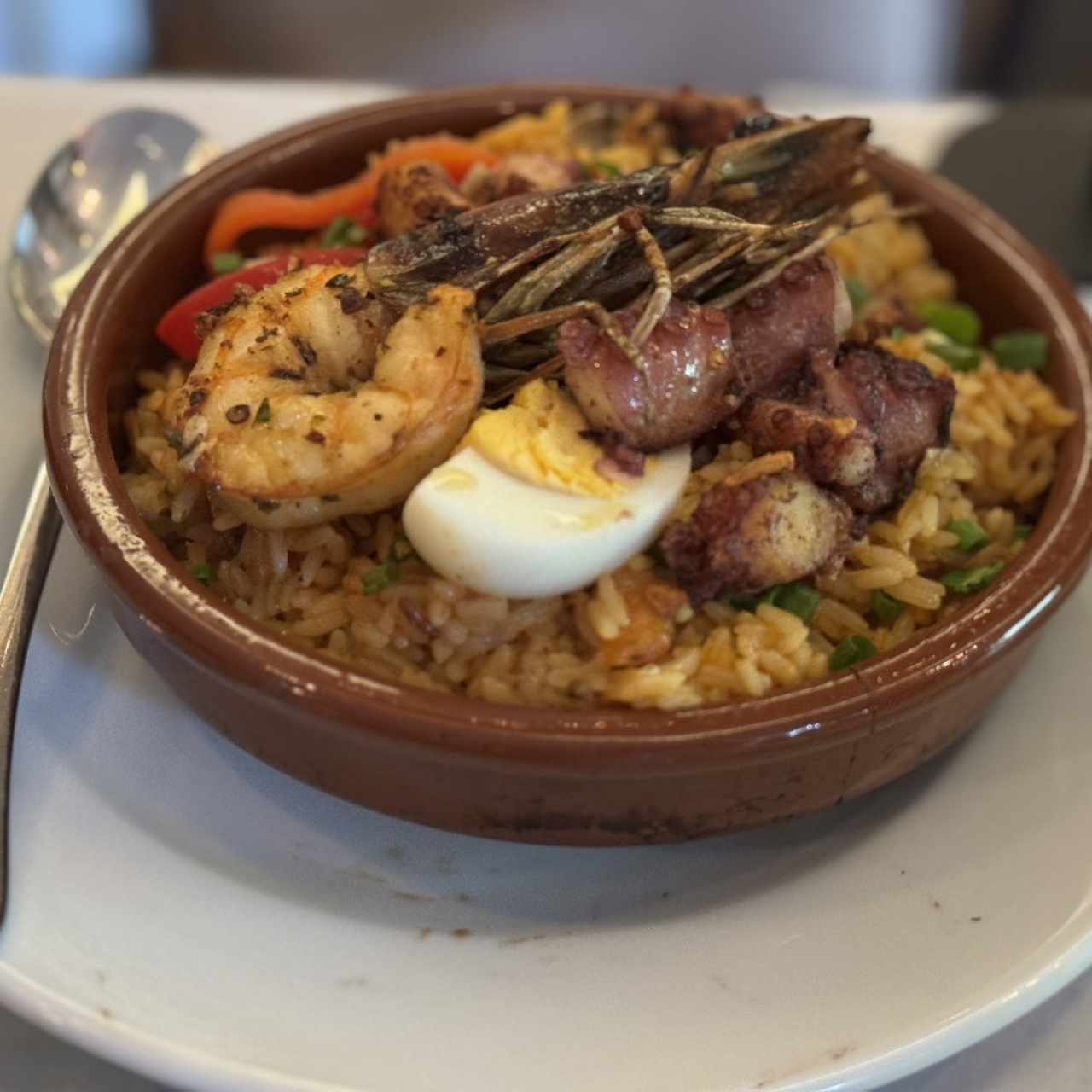 Platos Fuertes - Paella de Mariscos