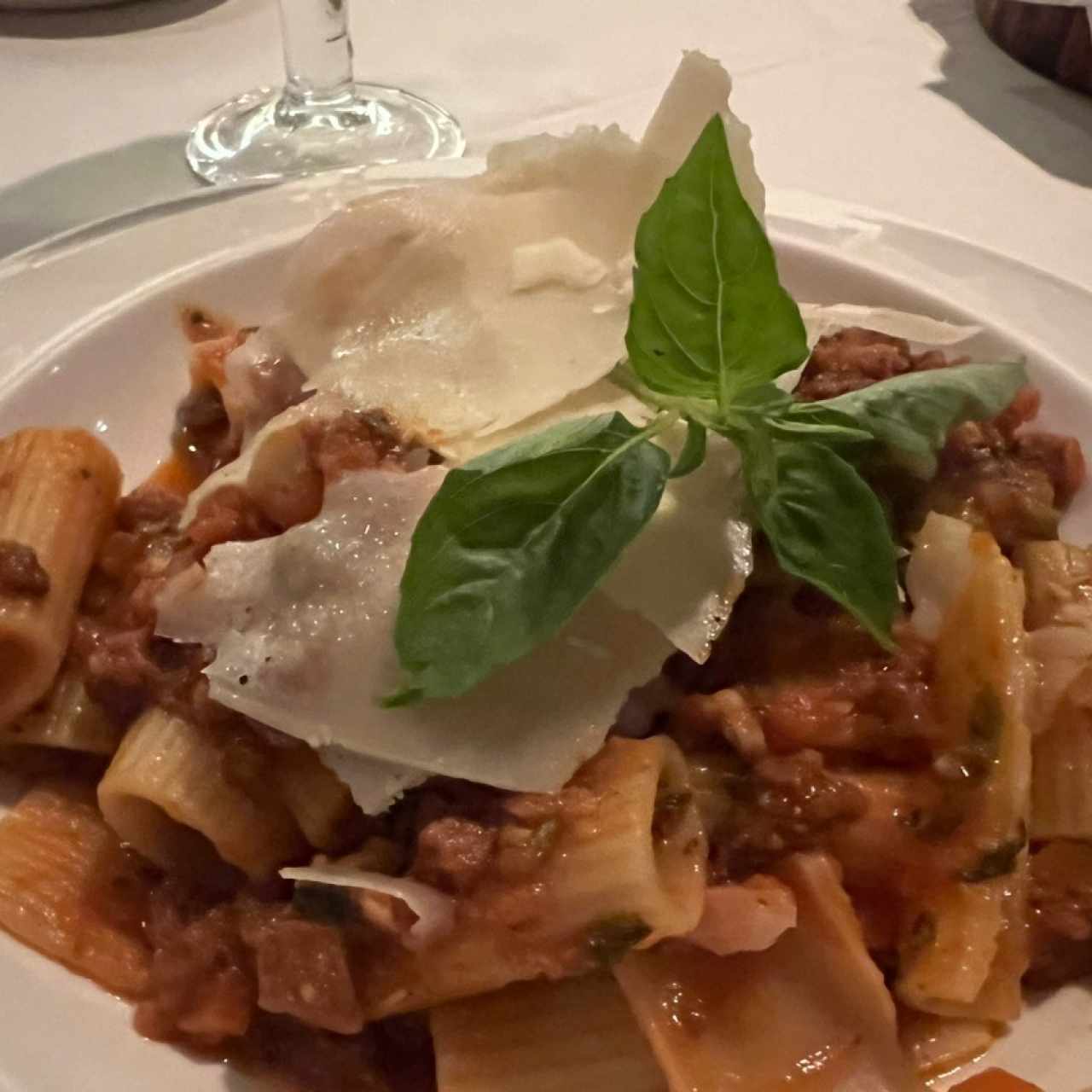 Rigatoni de cordero