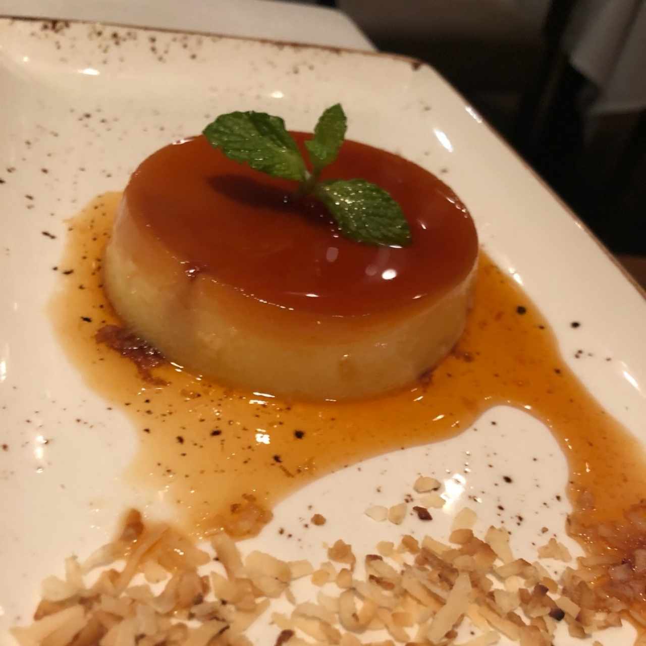 flan de coco