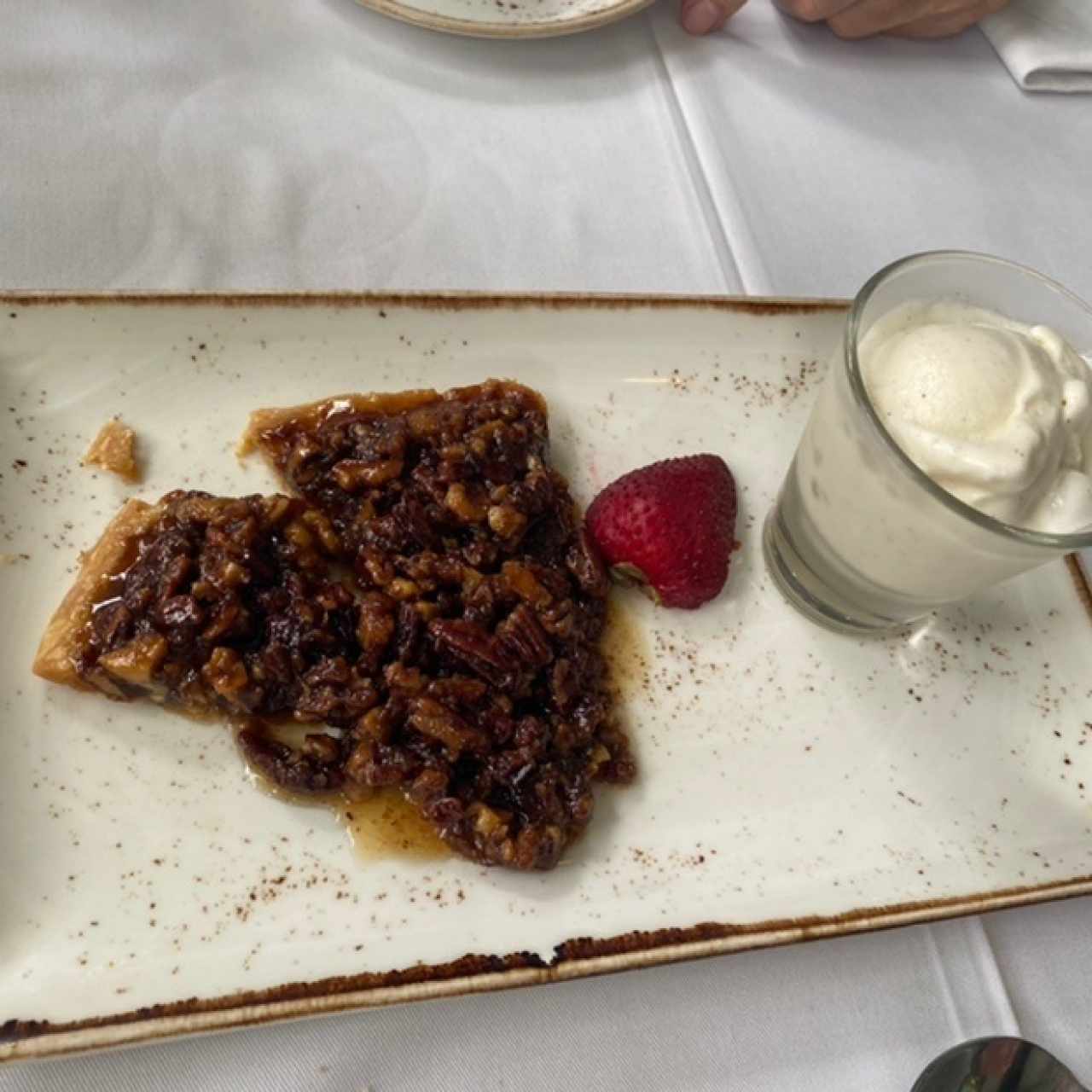 Pecan Pie con helado