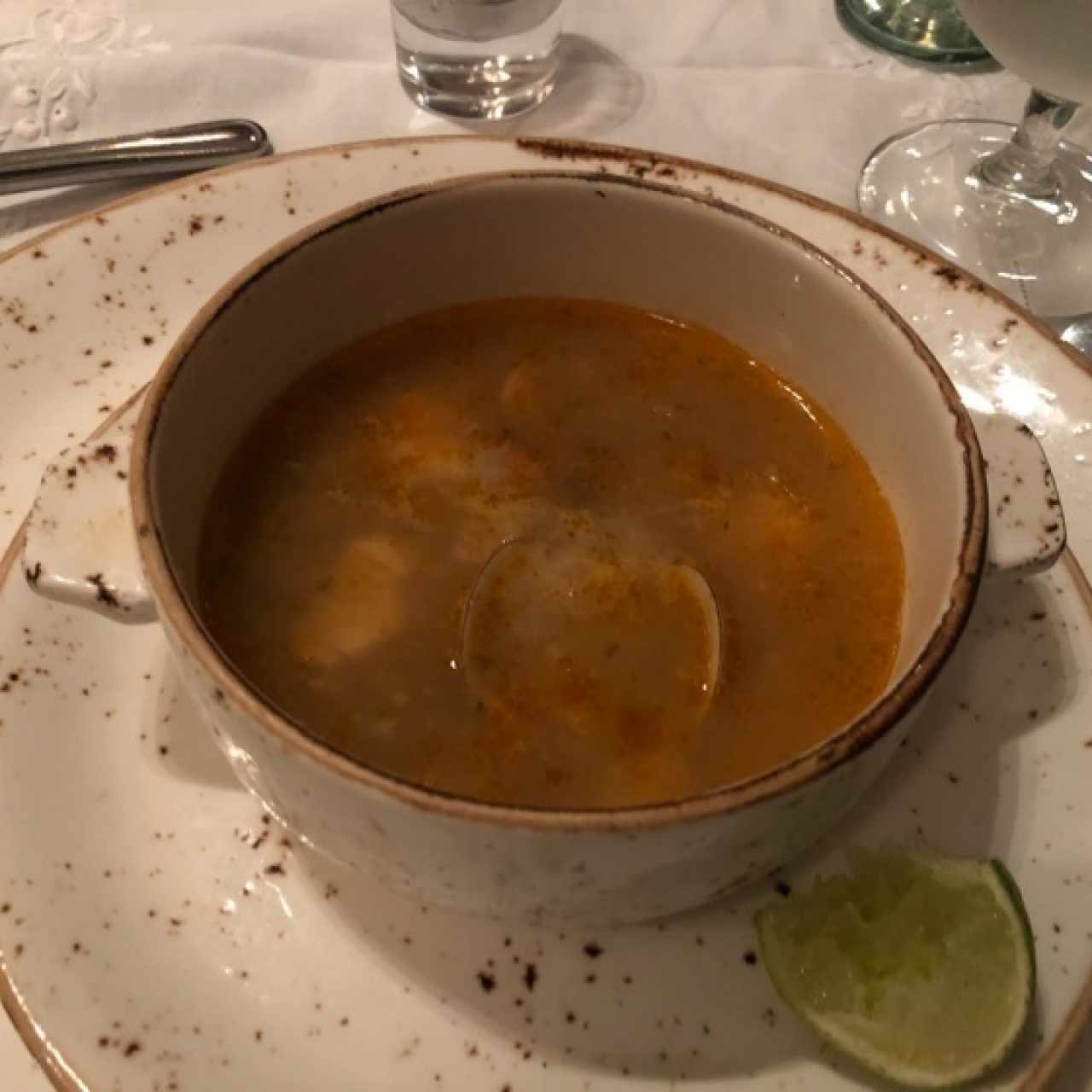 sopa de mariscos