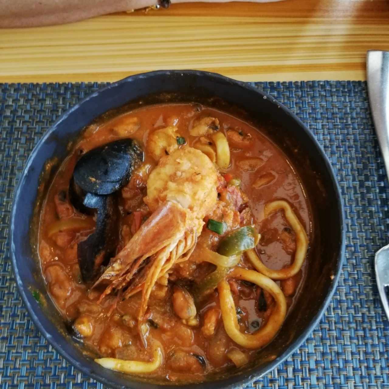 cazuela de mariscos 