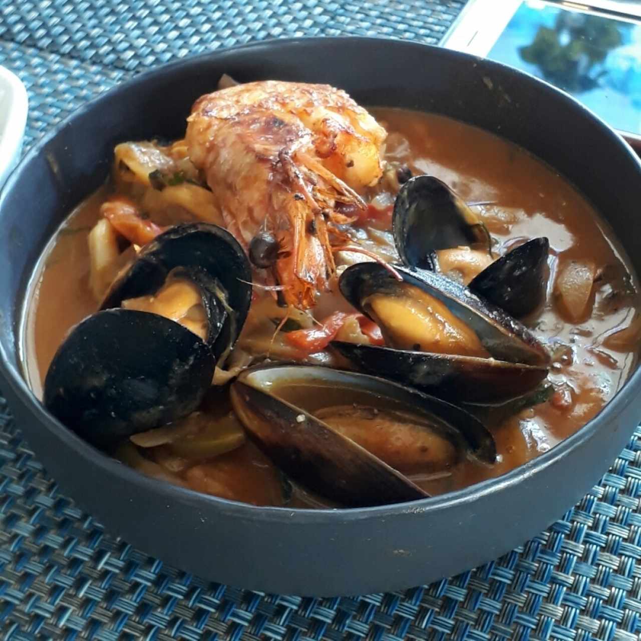 Sopa mariscos