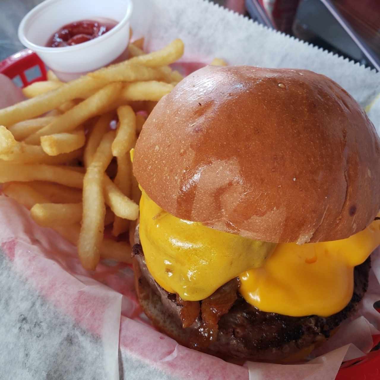 Hamburguesa con base de cerveza