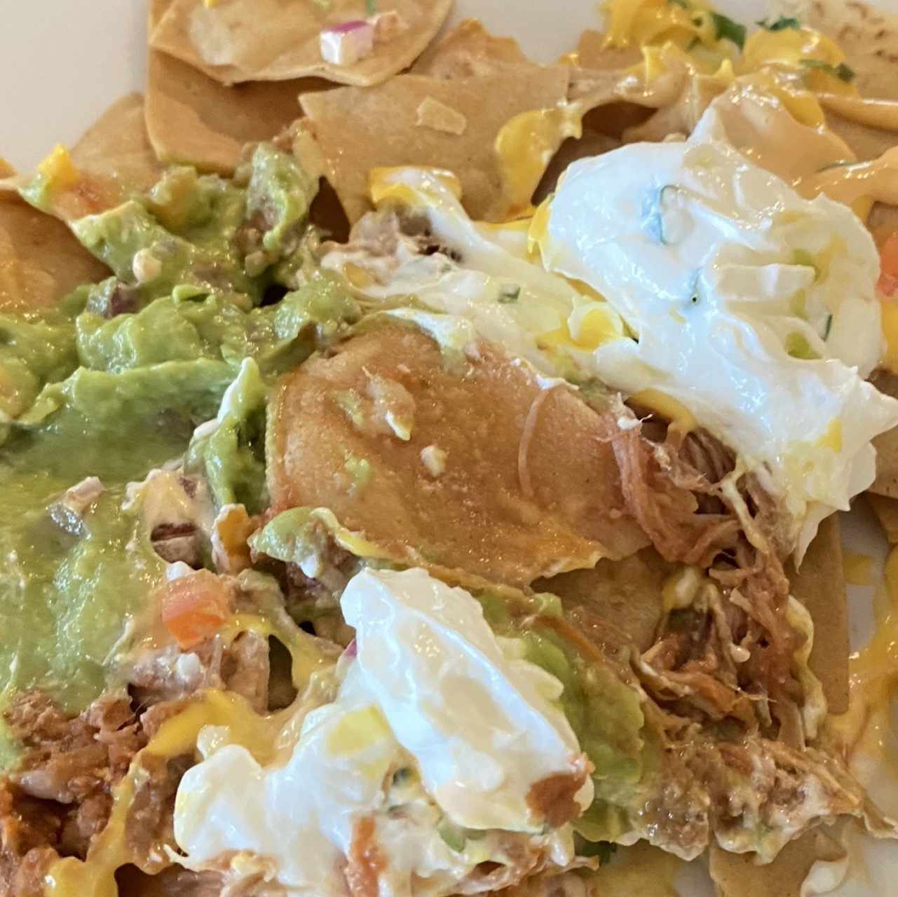 Nachos de la Rana con carne 