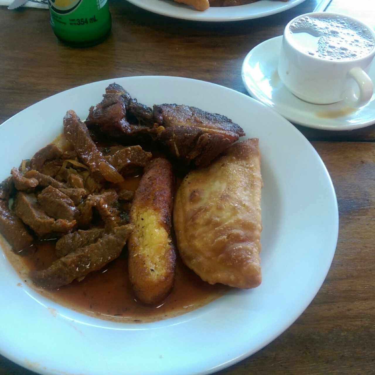 Lechona + Bistec Picado + Empanada 😃