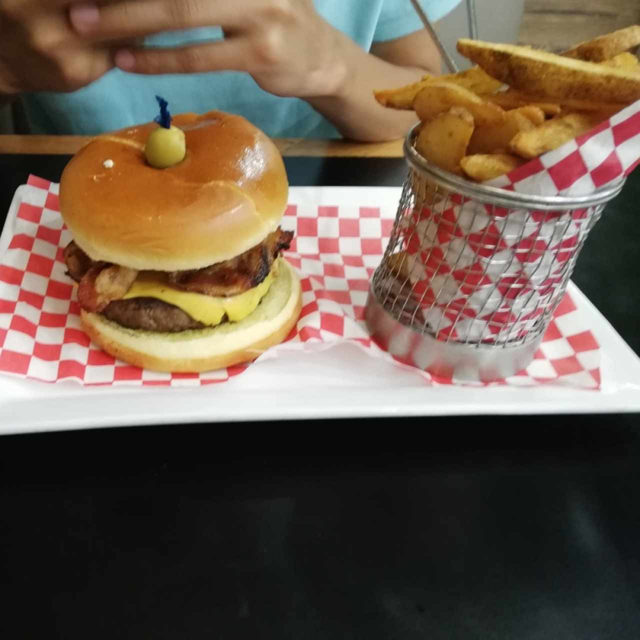 hamburguesa de la casa