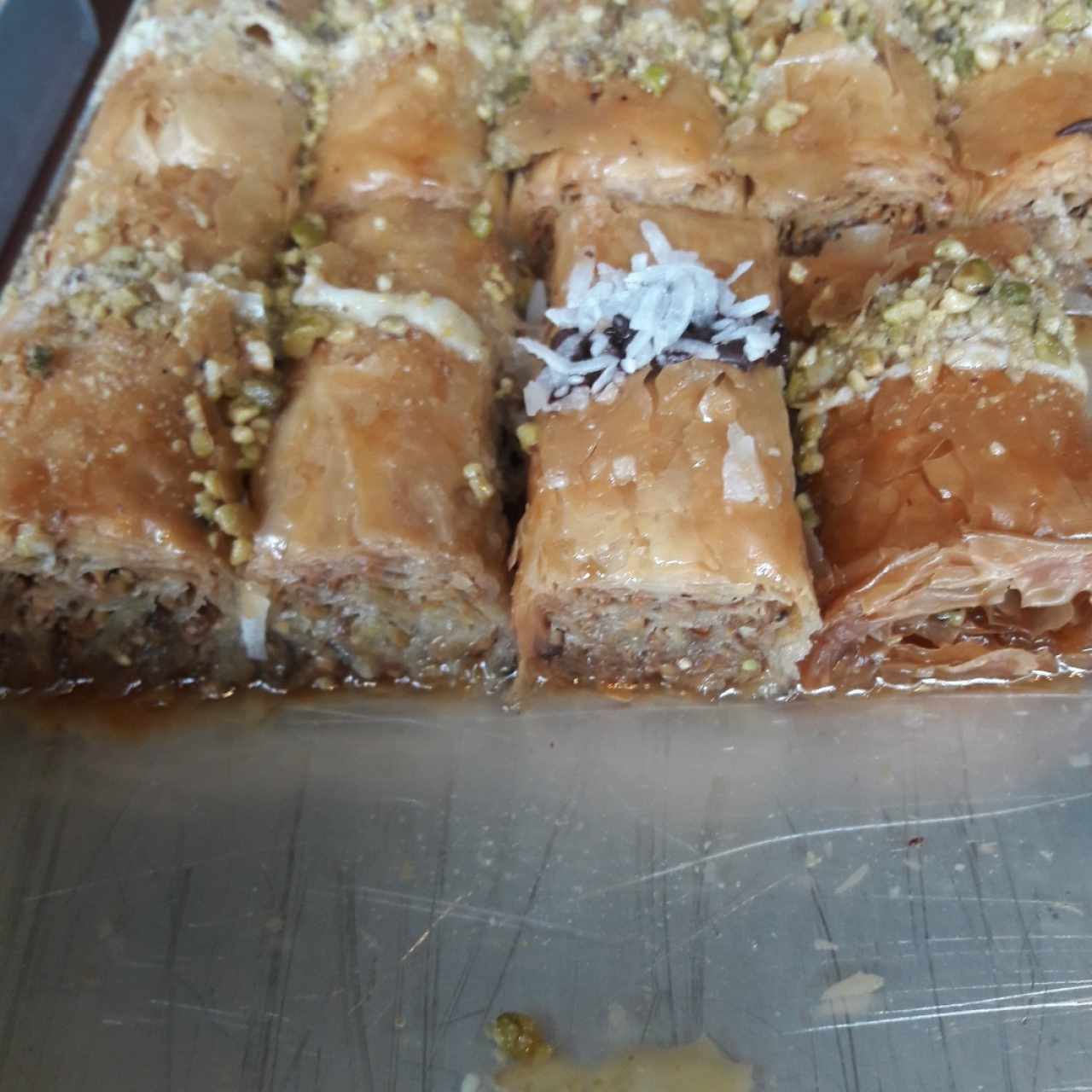 baklava con pistacho