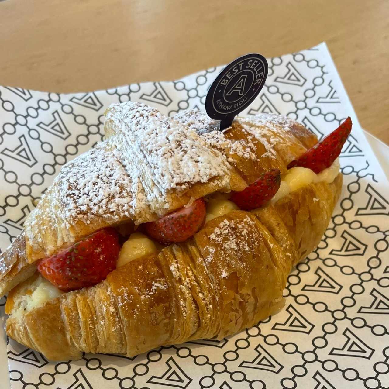 croissant de fresa