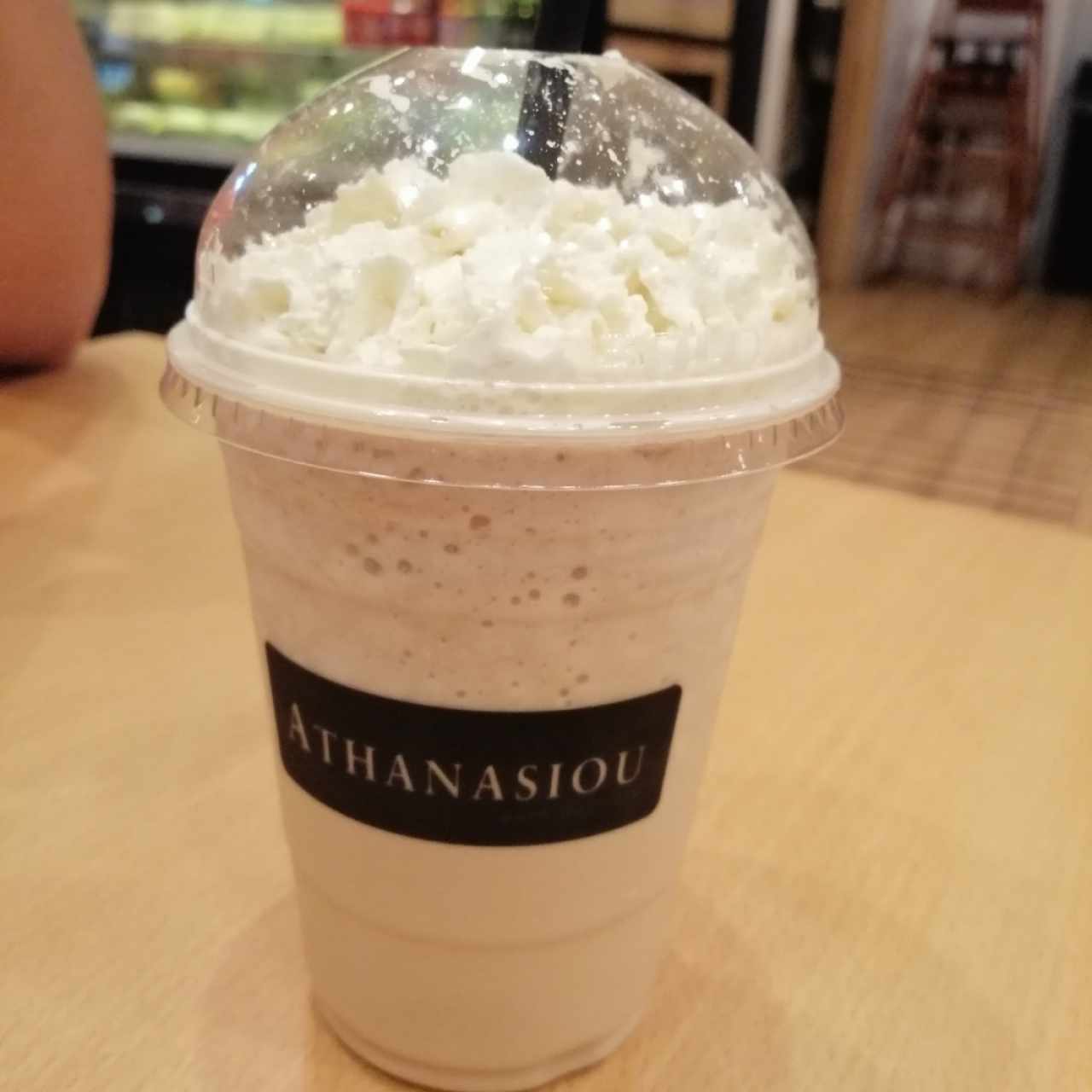 frappe con café de vainilla