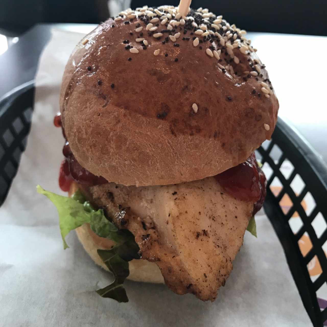 hamburguesa de pollo 