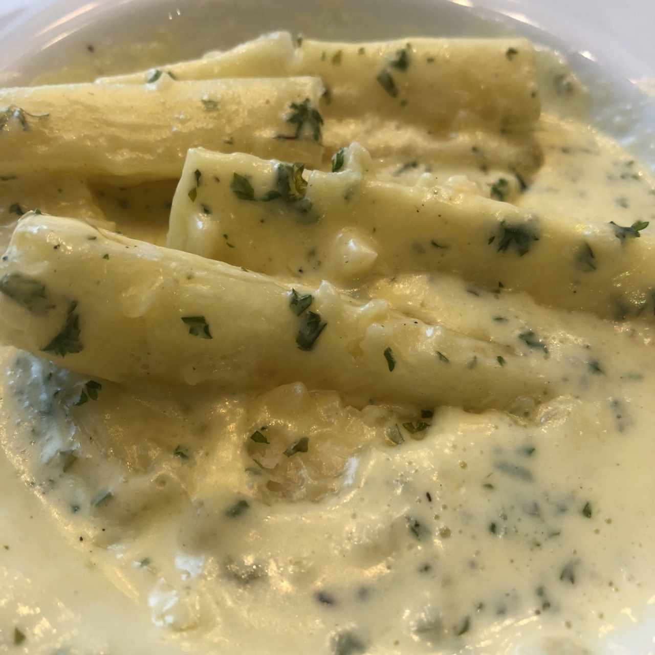Yuca con Crema
