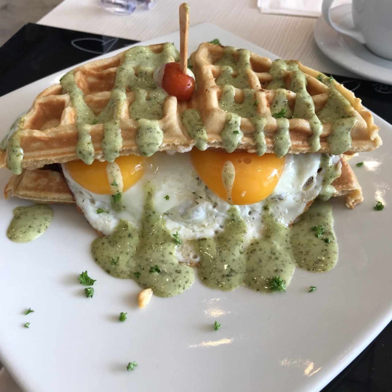 waffle sandwich