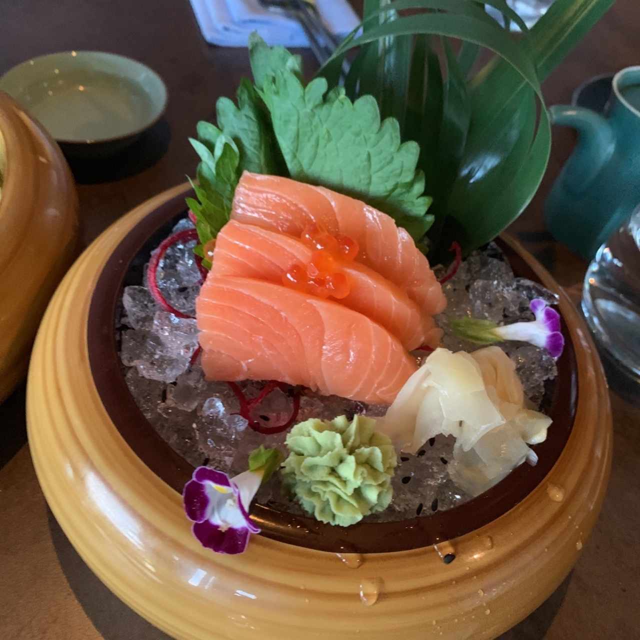 sashimi de salmon