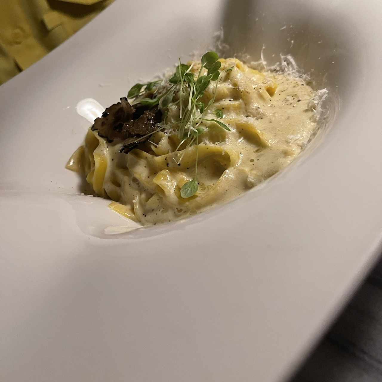 Tagliatelle Cacio, Pepe e Tartufo