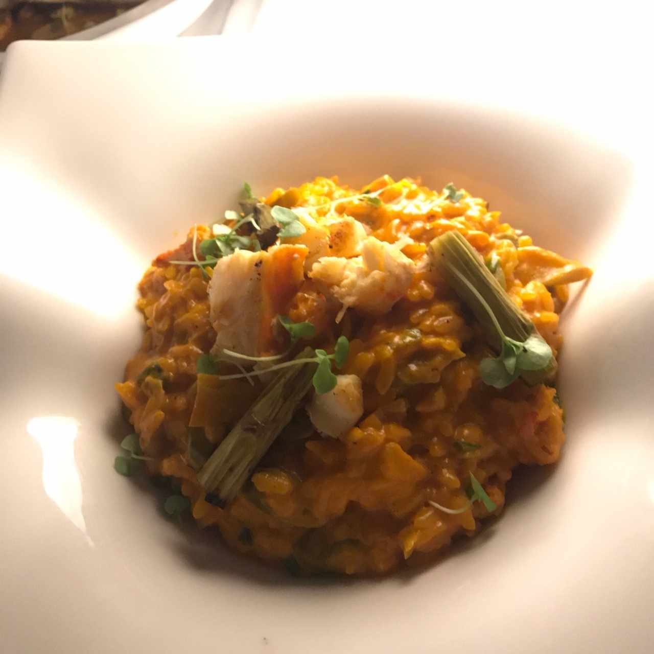 Risotto de langosta (solo en temporada)