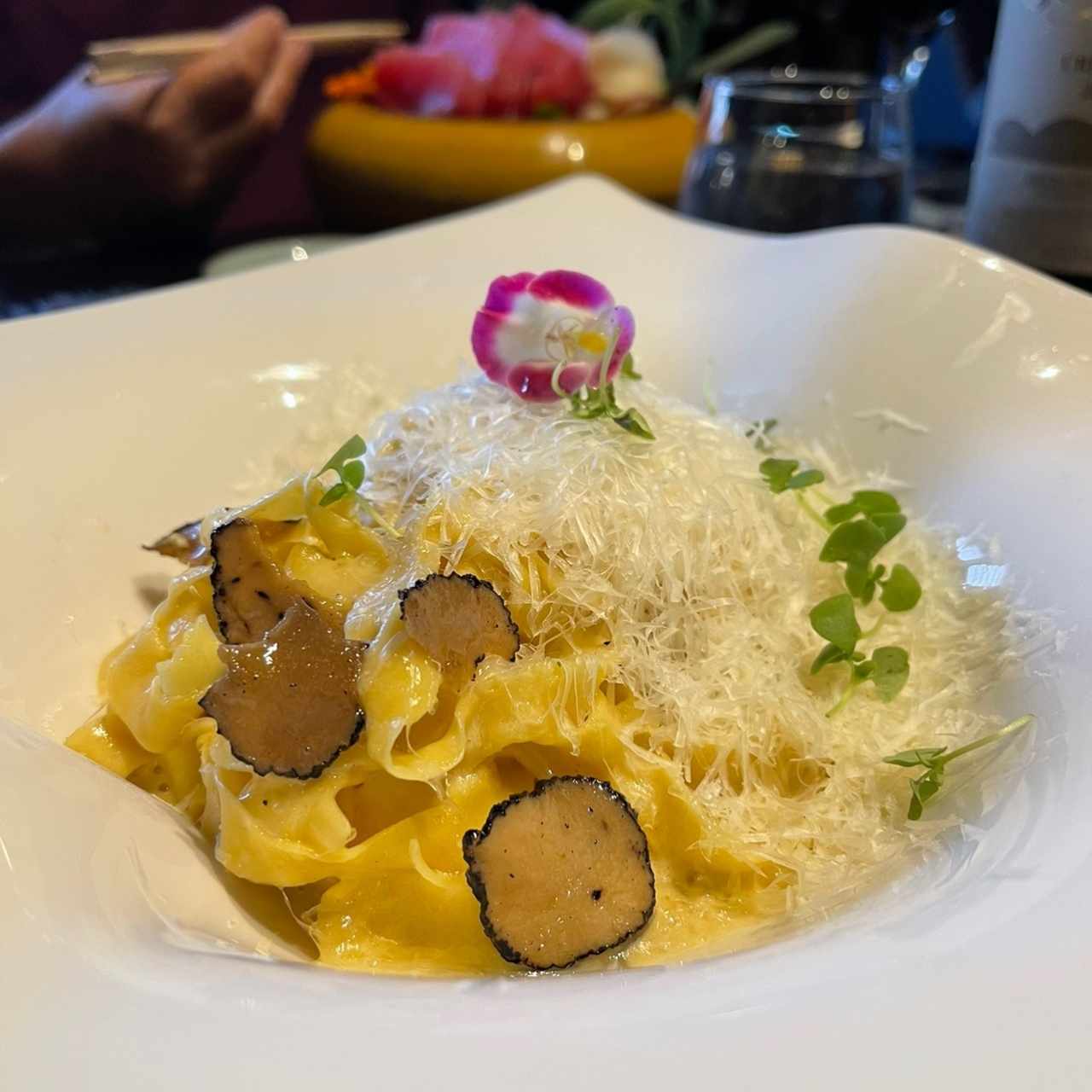 Tagliatelle cacio, Pepe e Tartufo