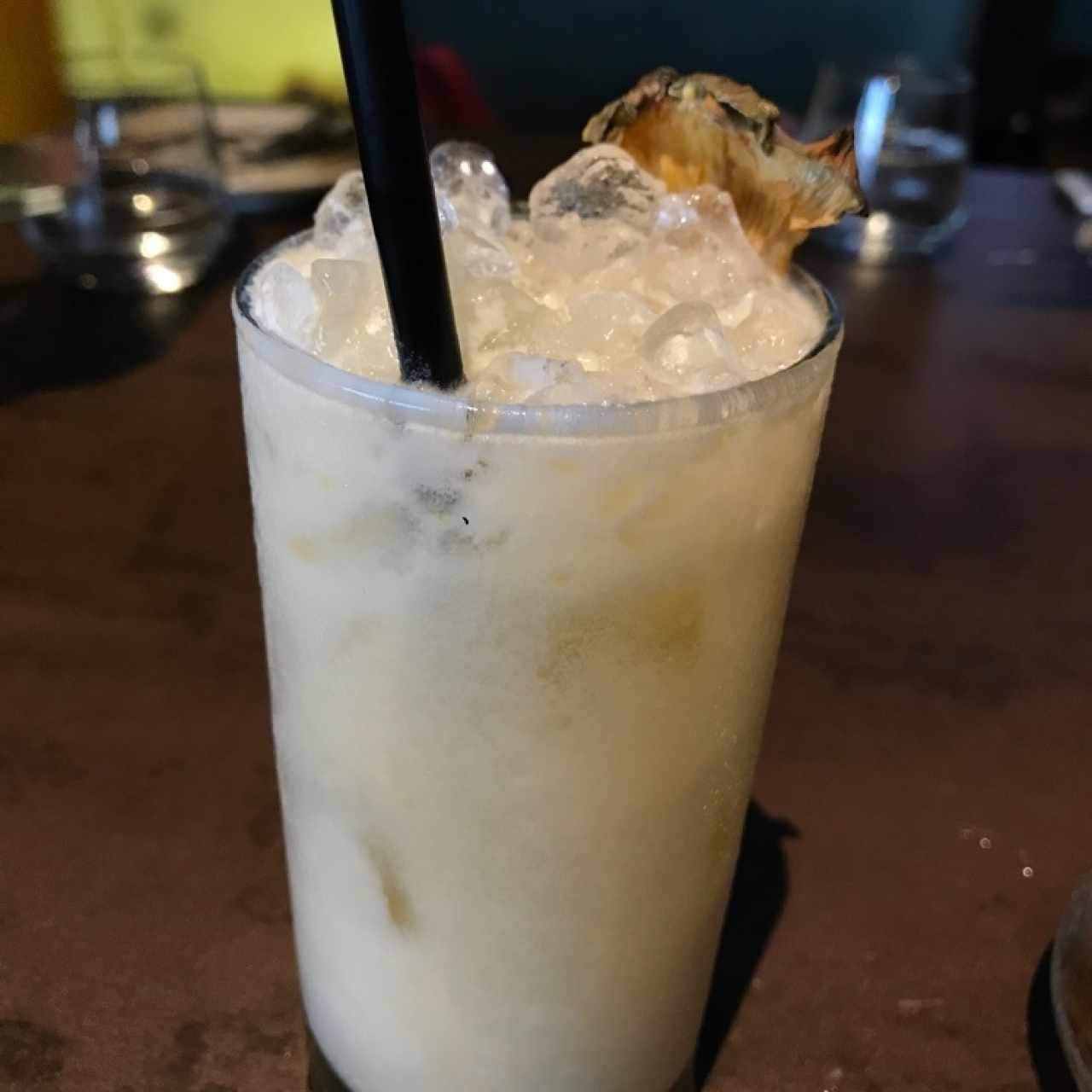 mocktail de piña y coco