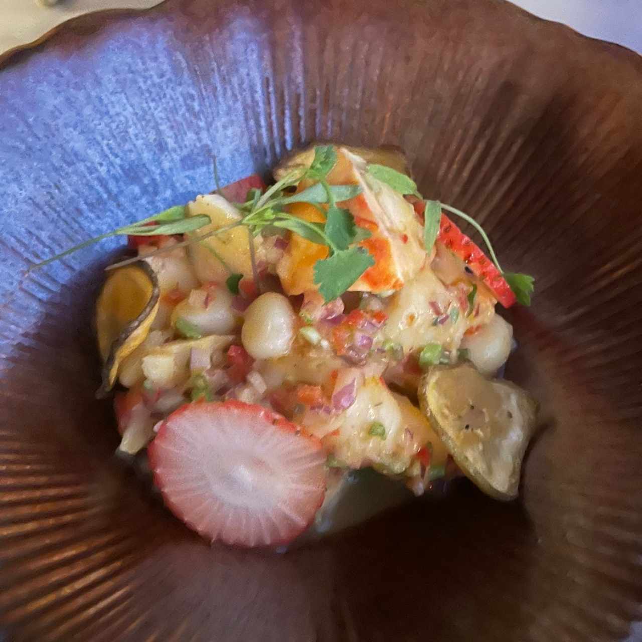 ceviche de langosta