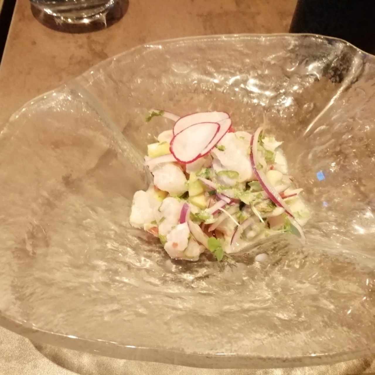 Entradas - Ceviche de corvina