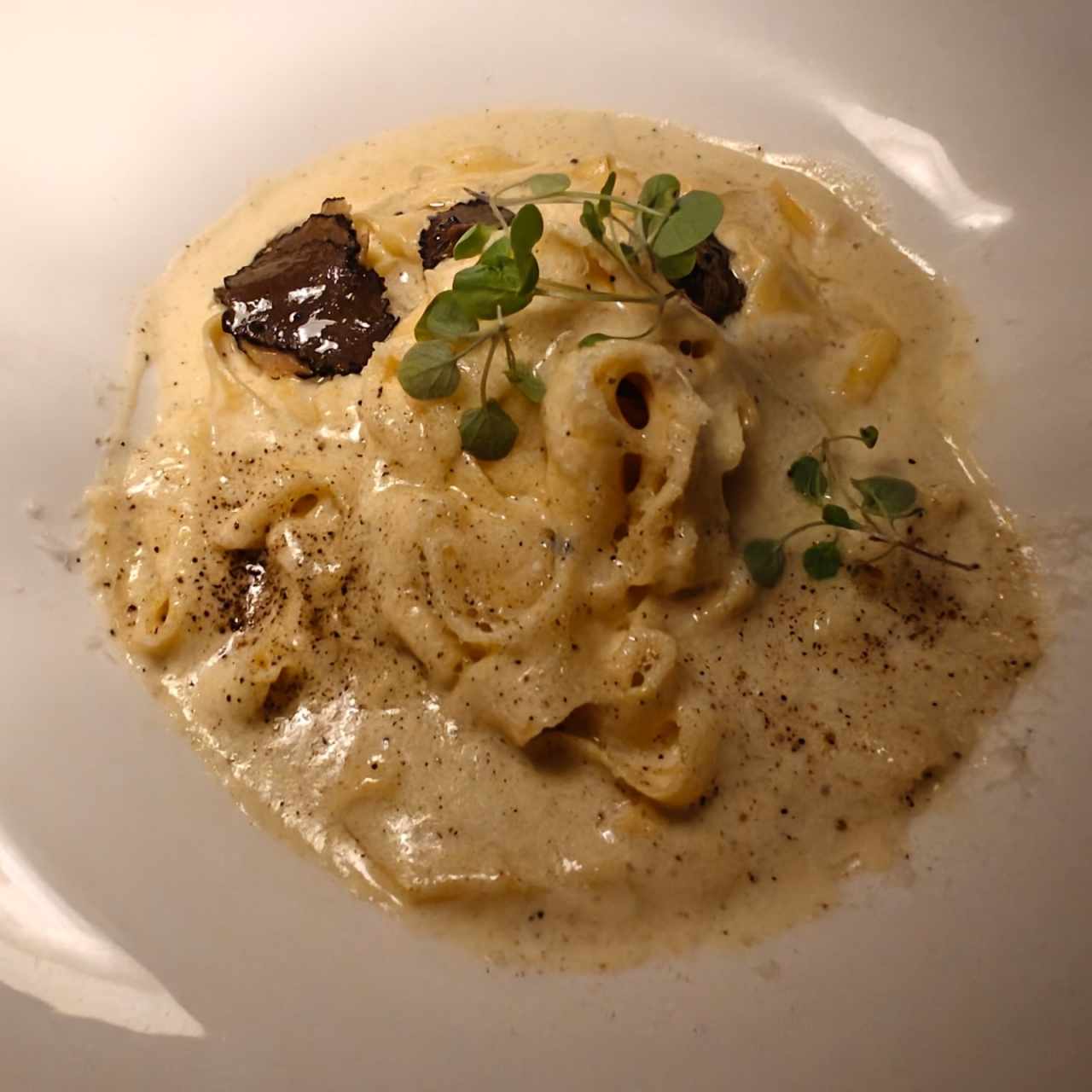 Tagliatelle Cacio, Pepe e Tartufo