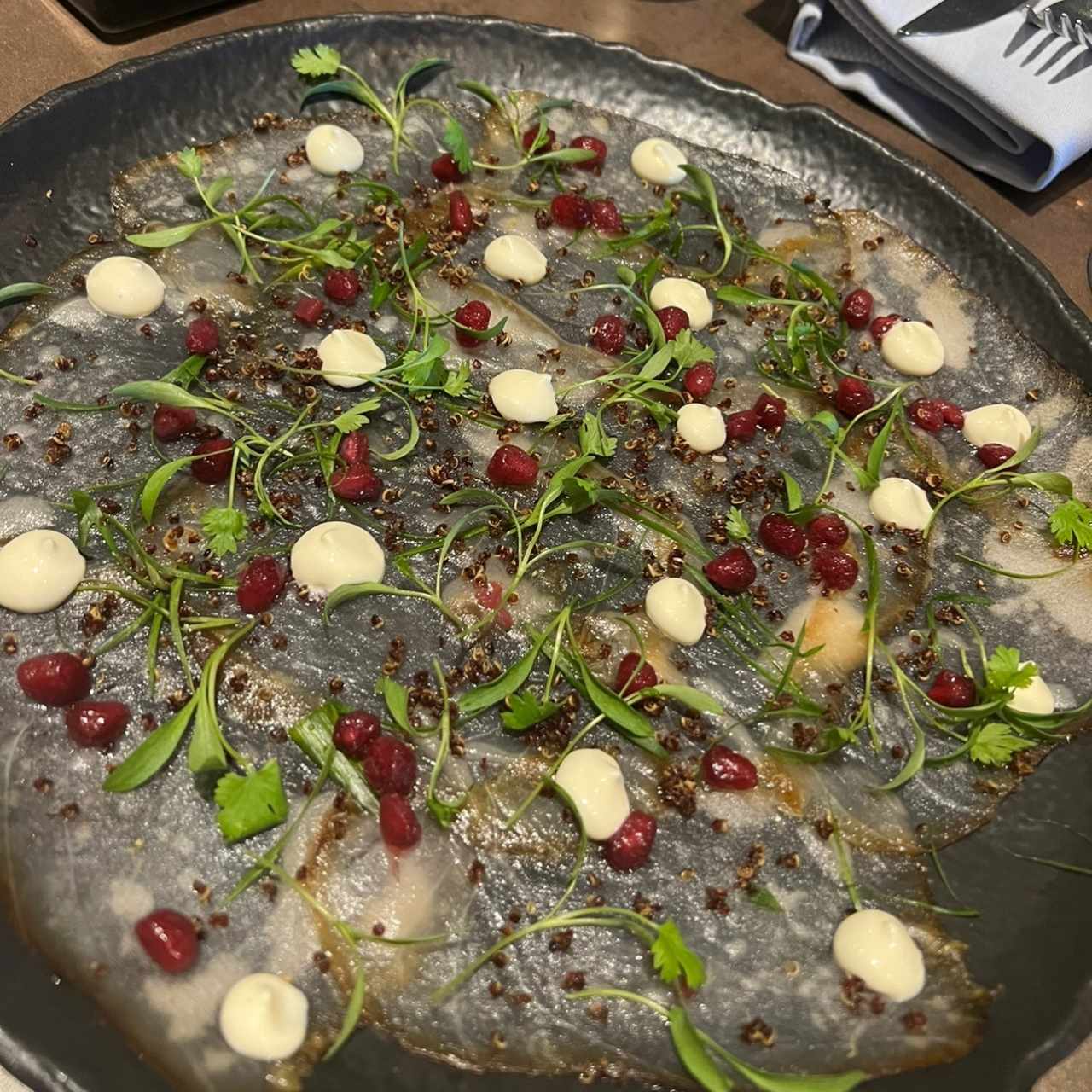 Carpaccio de White Tuna Ahumado