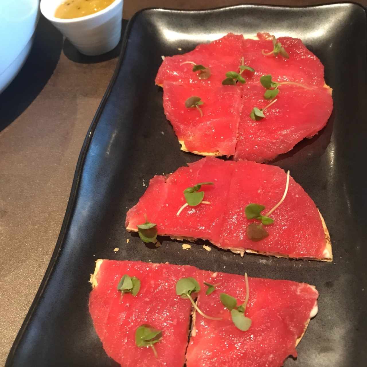 Para picar - Tuna pizza