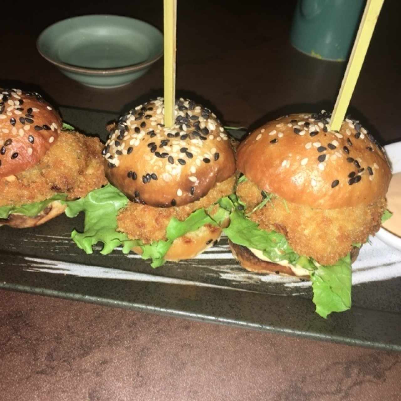 Para picar - Rock prawn sliders