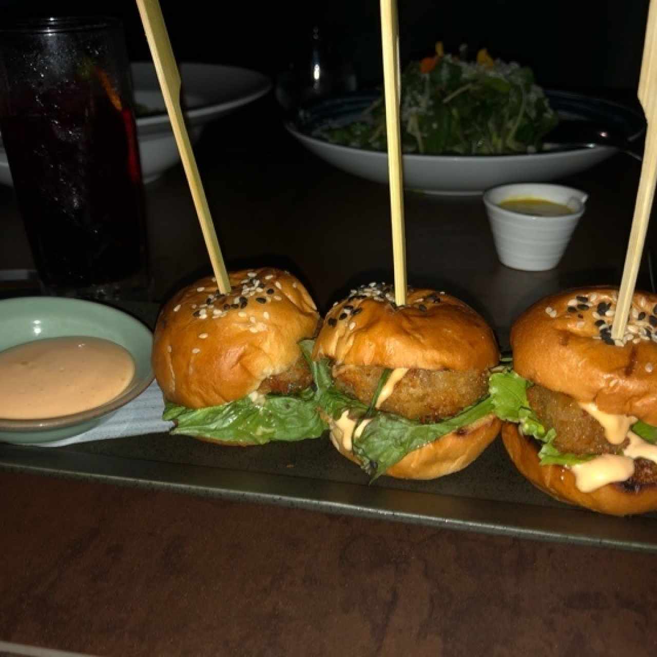 Para picar - Rock prawn sliders