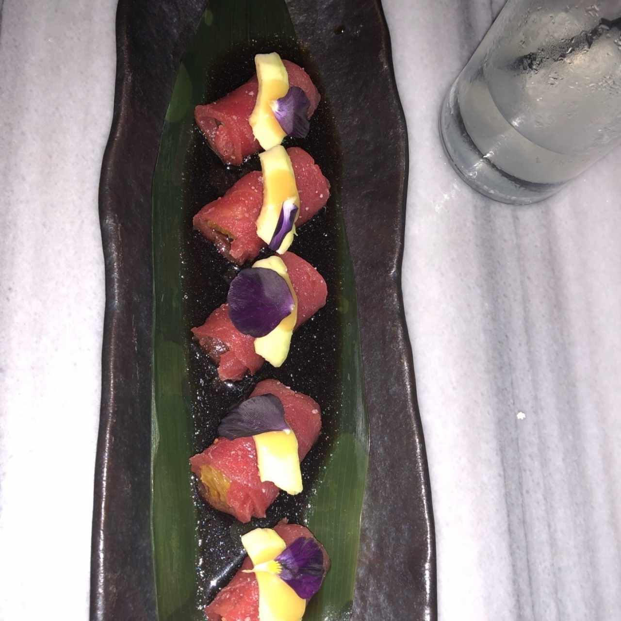 Crudos - Yellowtail tiradito