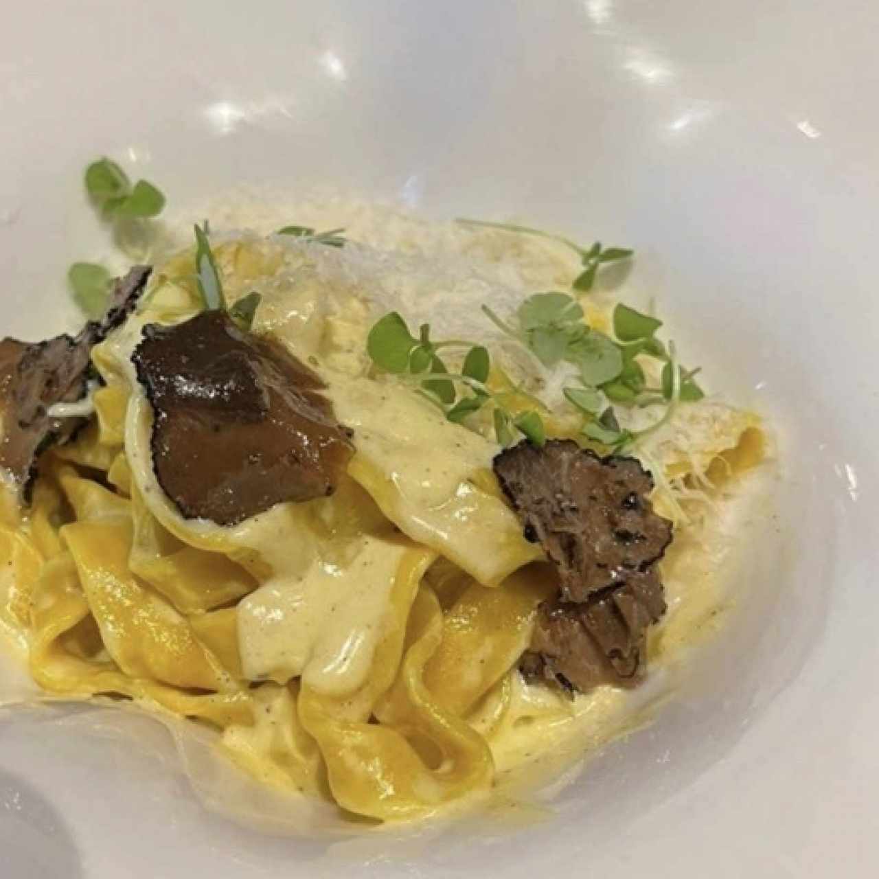 Tagliatelle Cacio, Pepe e Tartufo