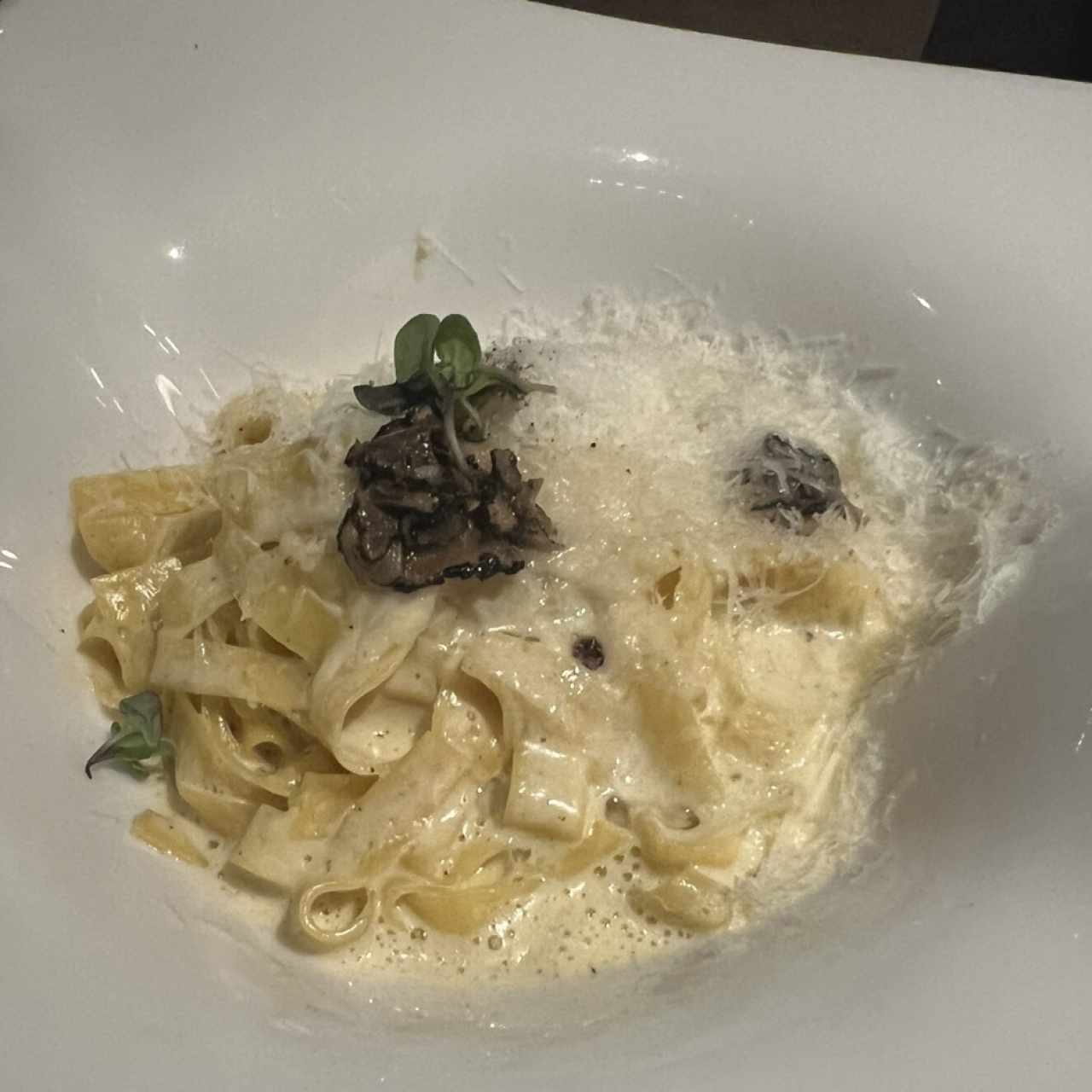 Tagliatelle Cacio, Pepe e Tartufo