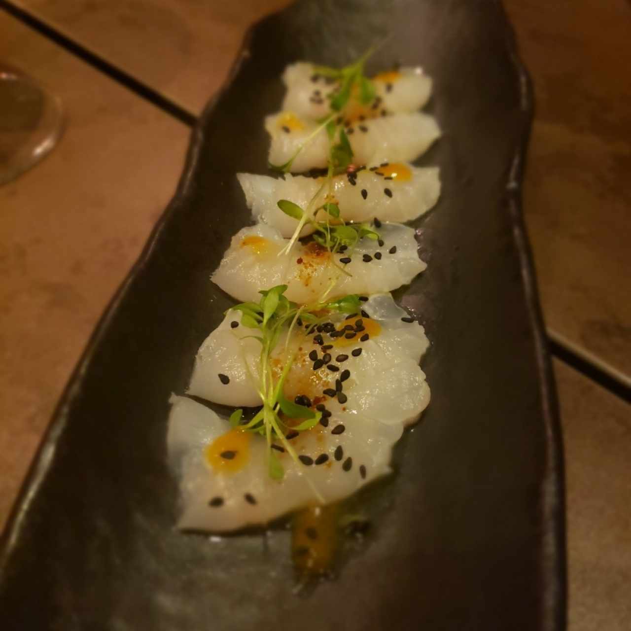 Crudos - Yellowtail tiradito