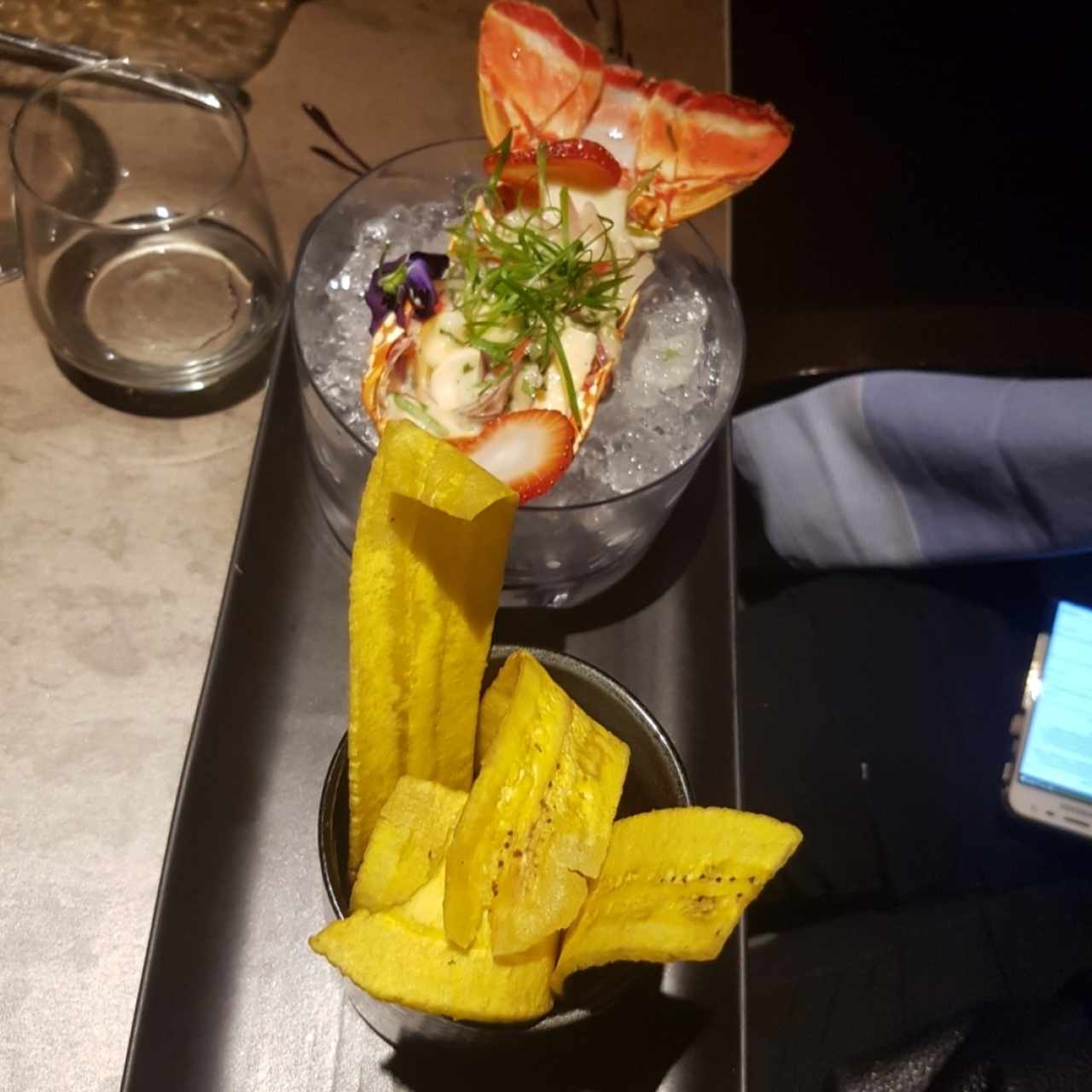 Ceviche de langosta (solo en temporada)