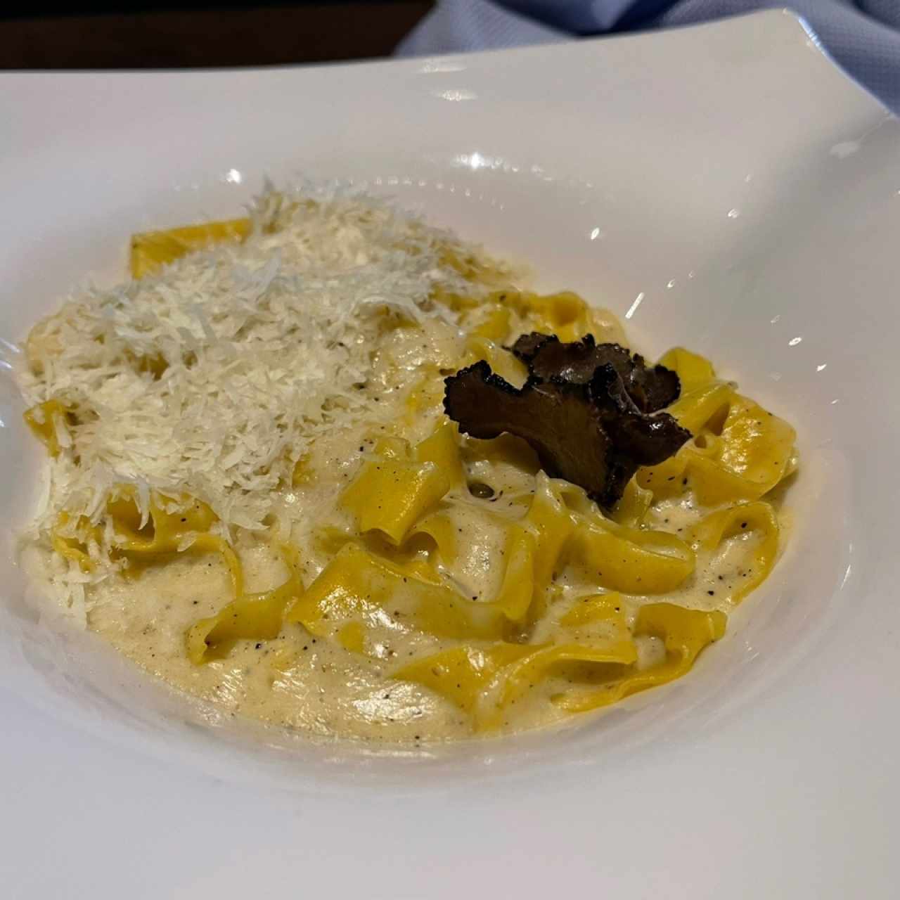 Tagliatelle cacio, Pepe e Tartufo