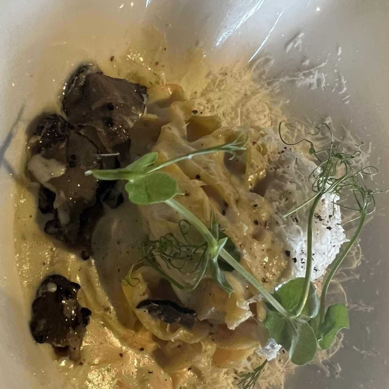 Tagliatelle Cacio, Pepe e Tartufo