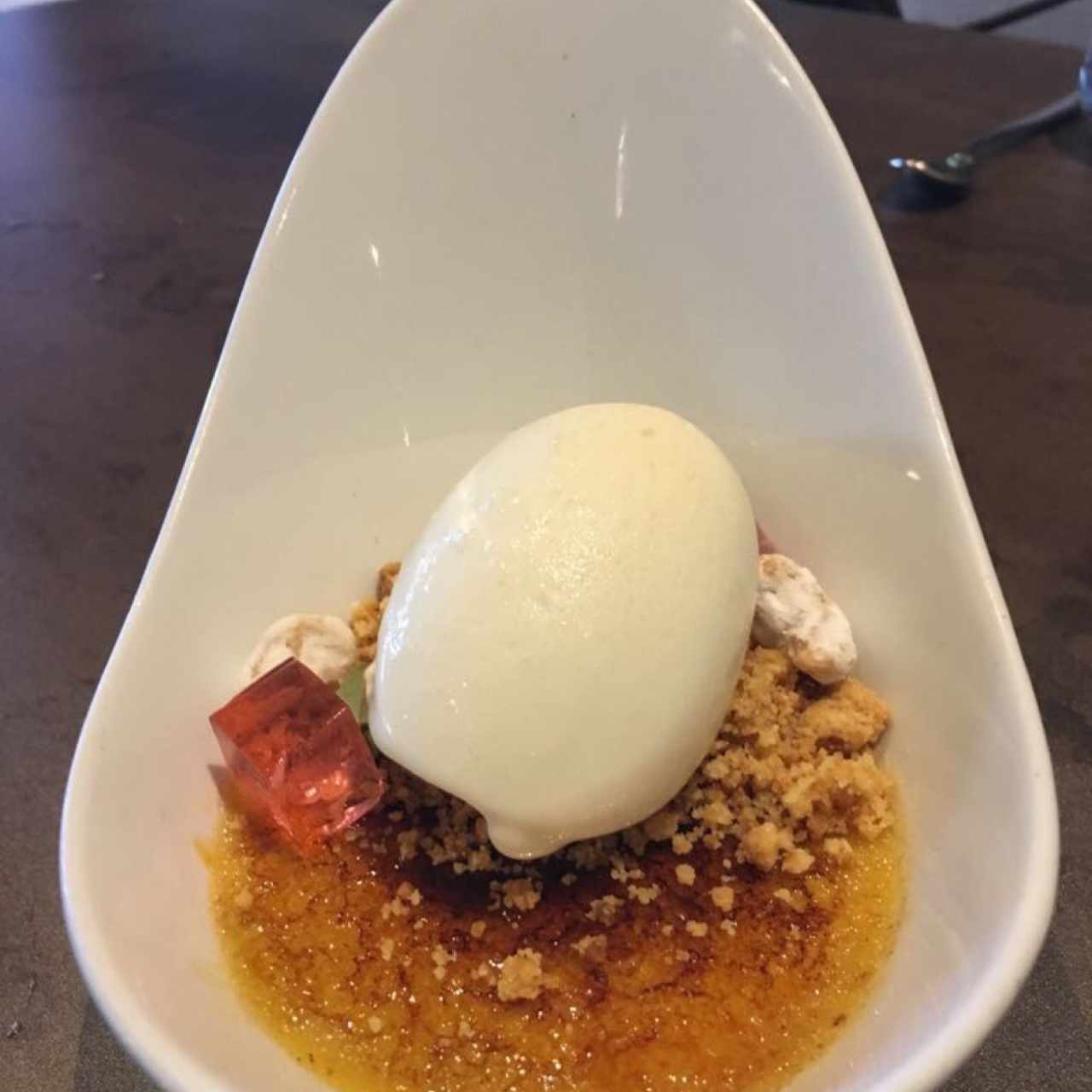 Creme bruleê de sarrapia