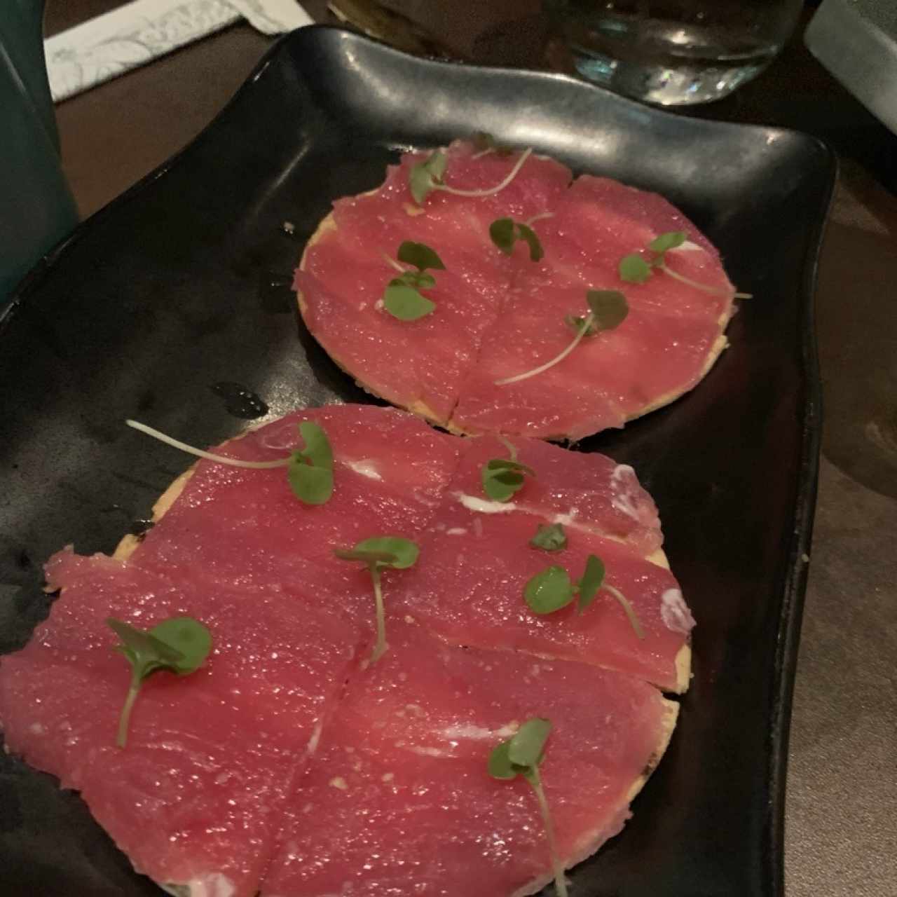 Para picar - Tuna pizza