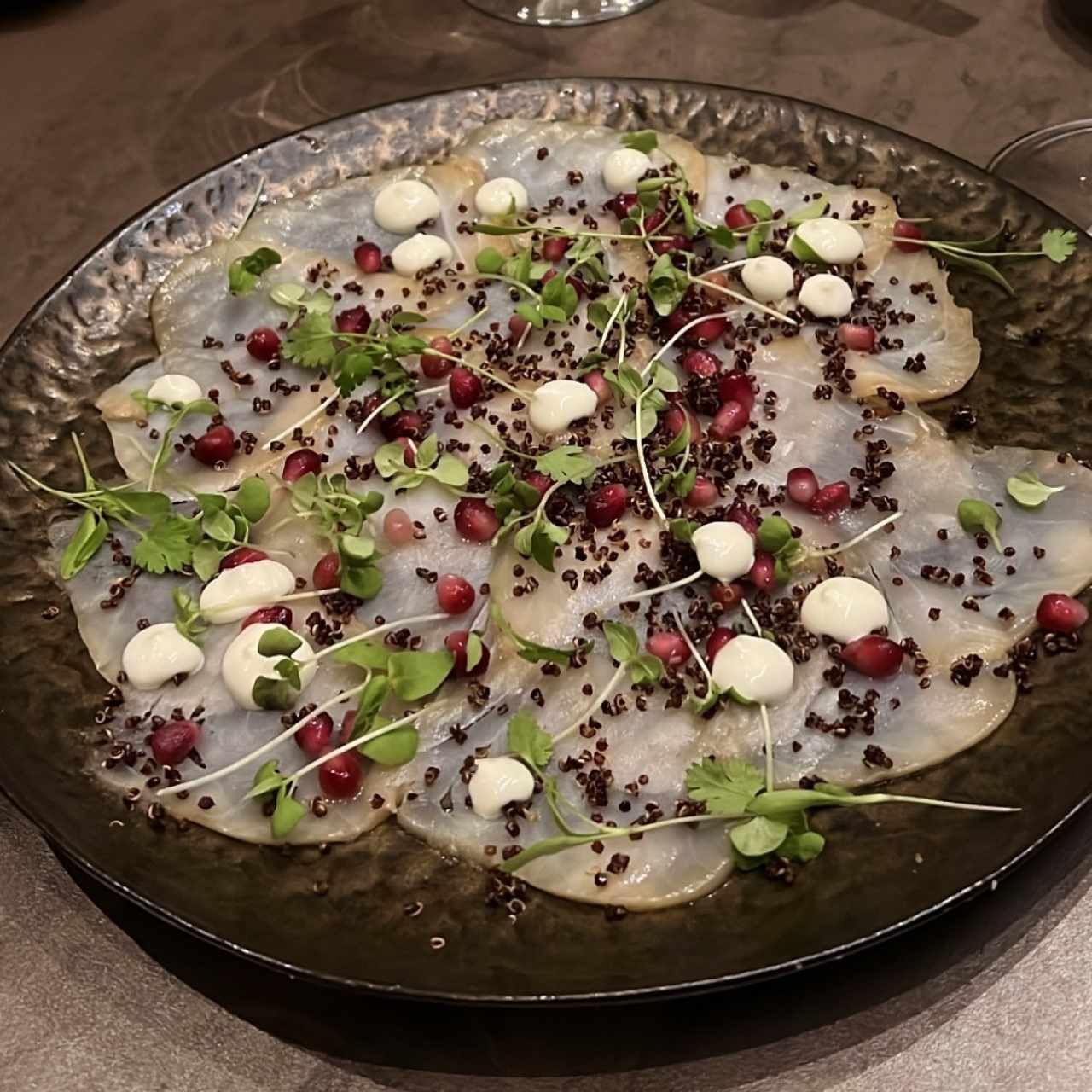 Carpaccio de White Tuna Ahumado (KF)