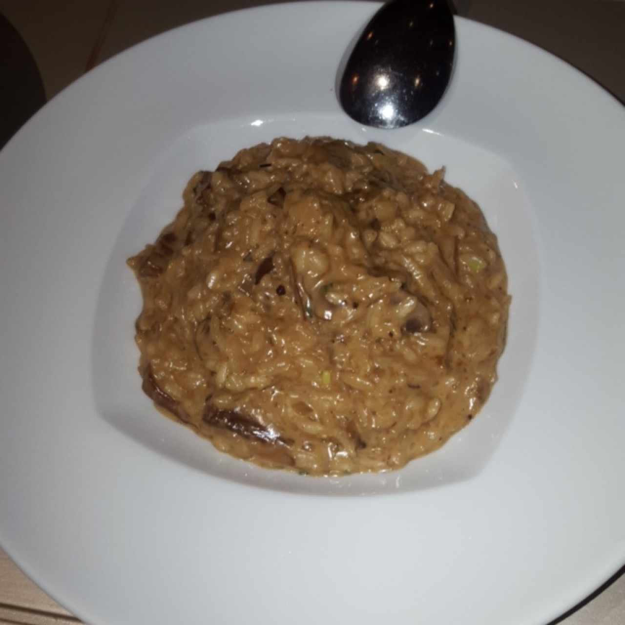 risotto de hongos