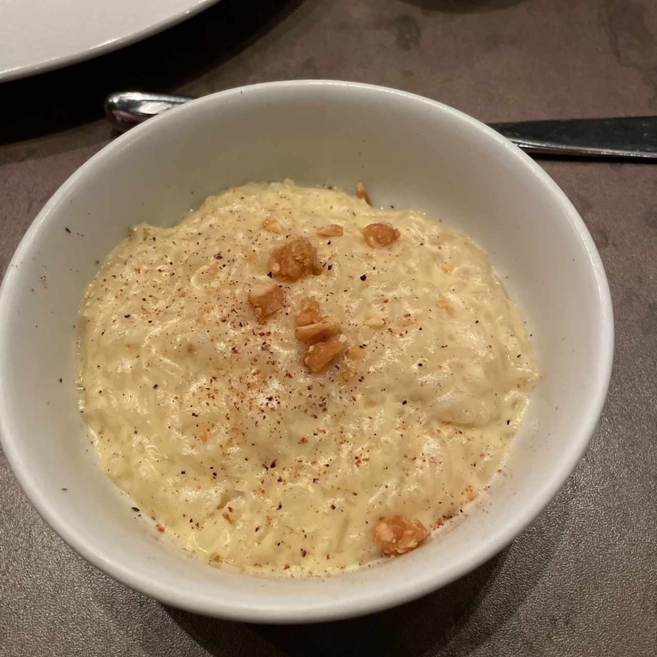 Risotto de nuez moscada