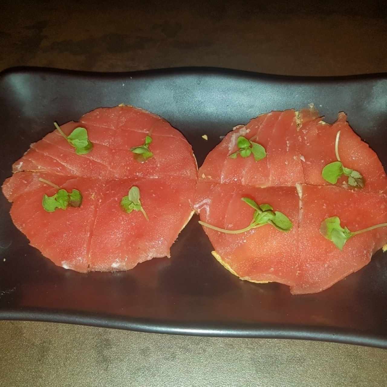 Para picar - Tuna pizza