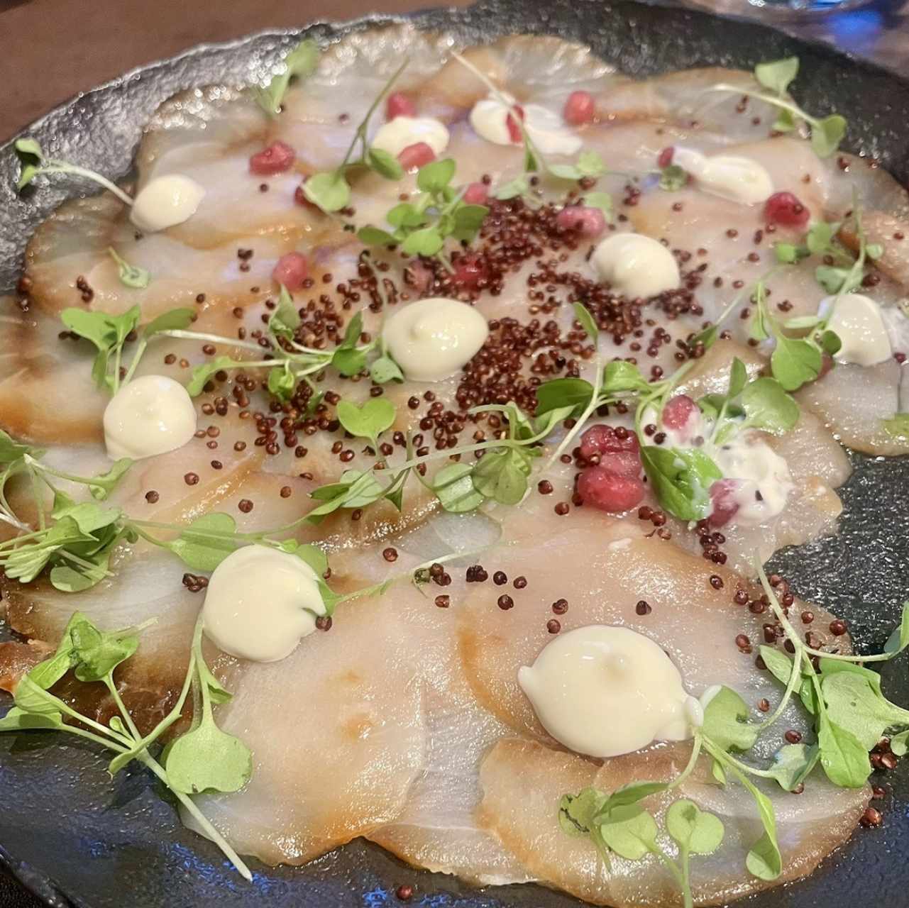 Carpaccio de White Tuna Ahumado