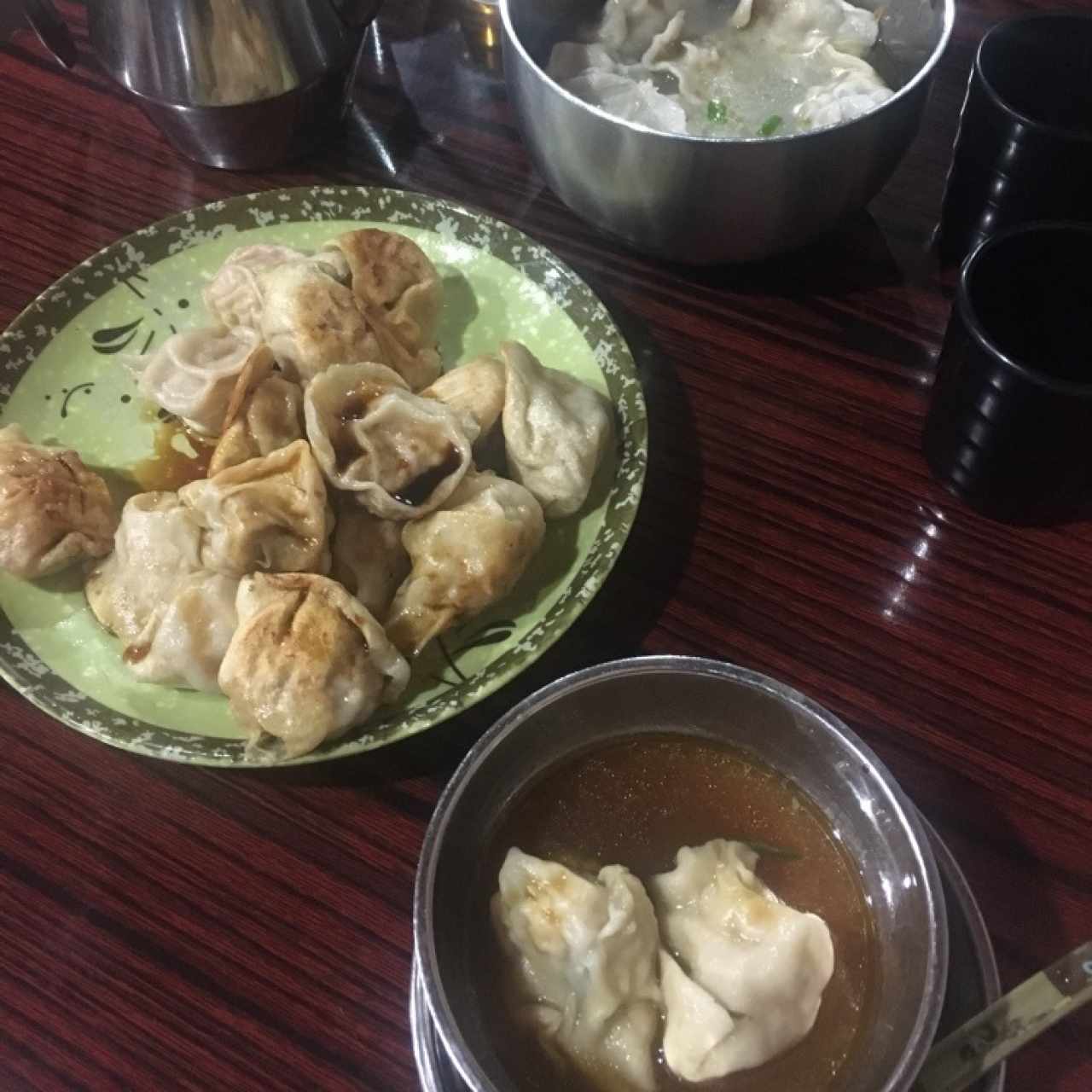 Jiaozi de cerdo con kimchi