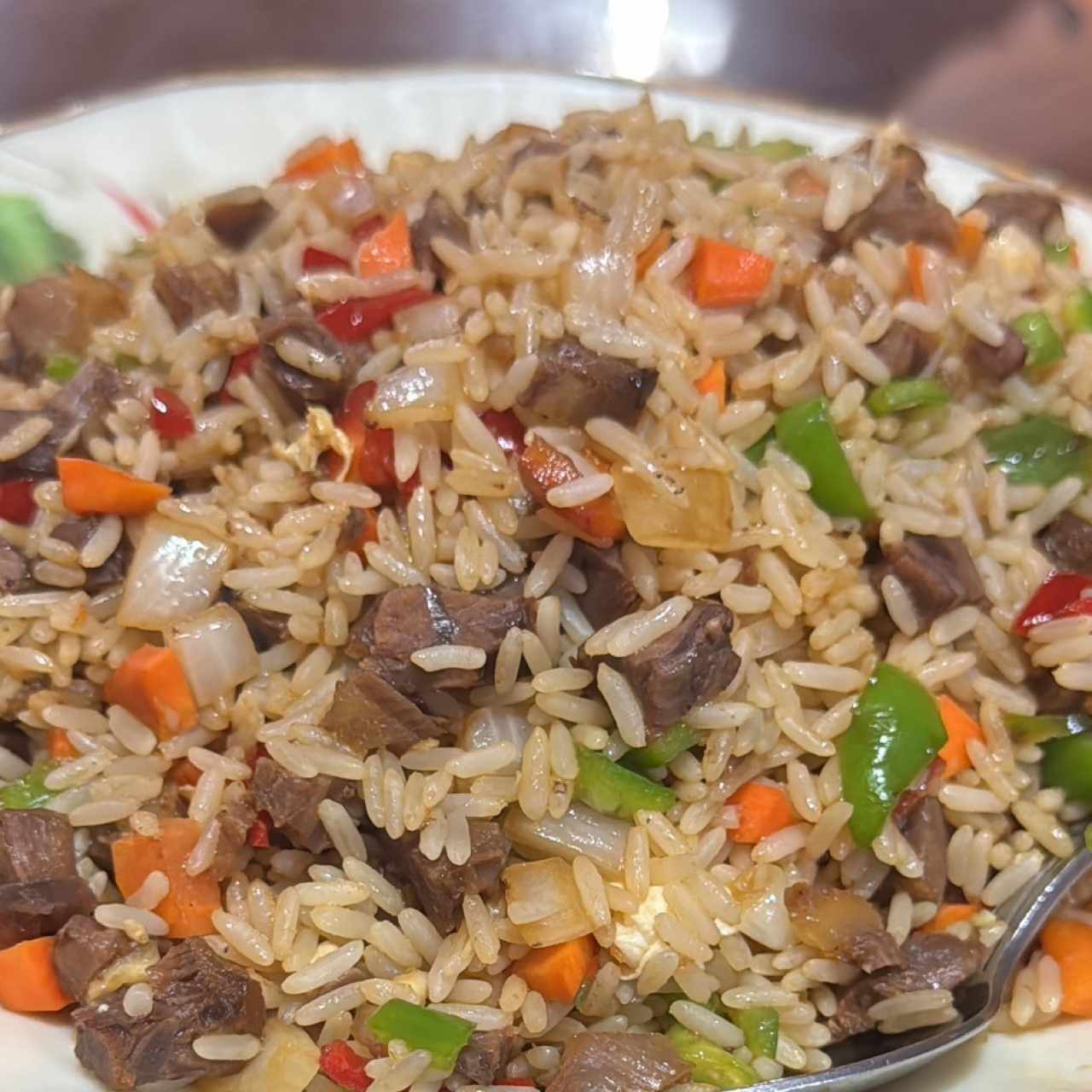 Arroz - Arroz Frito de carne