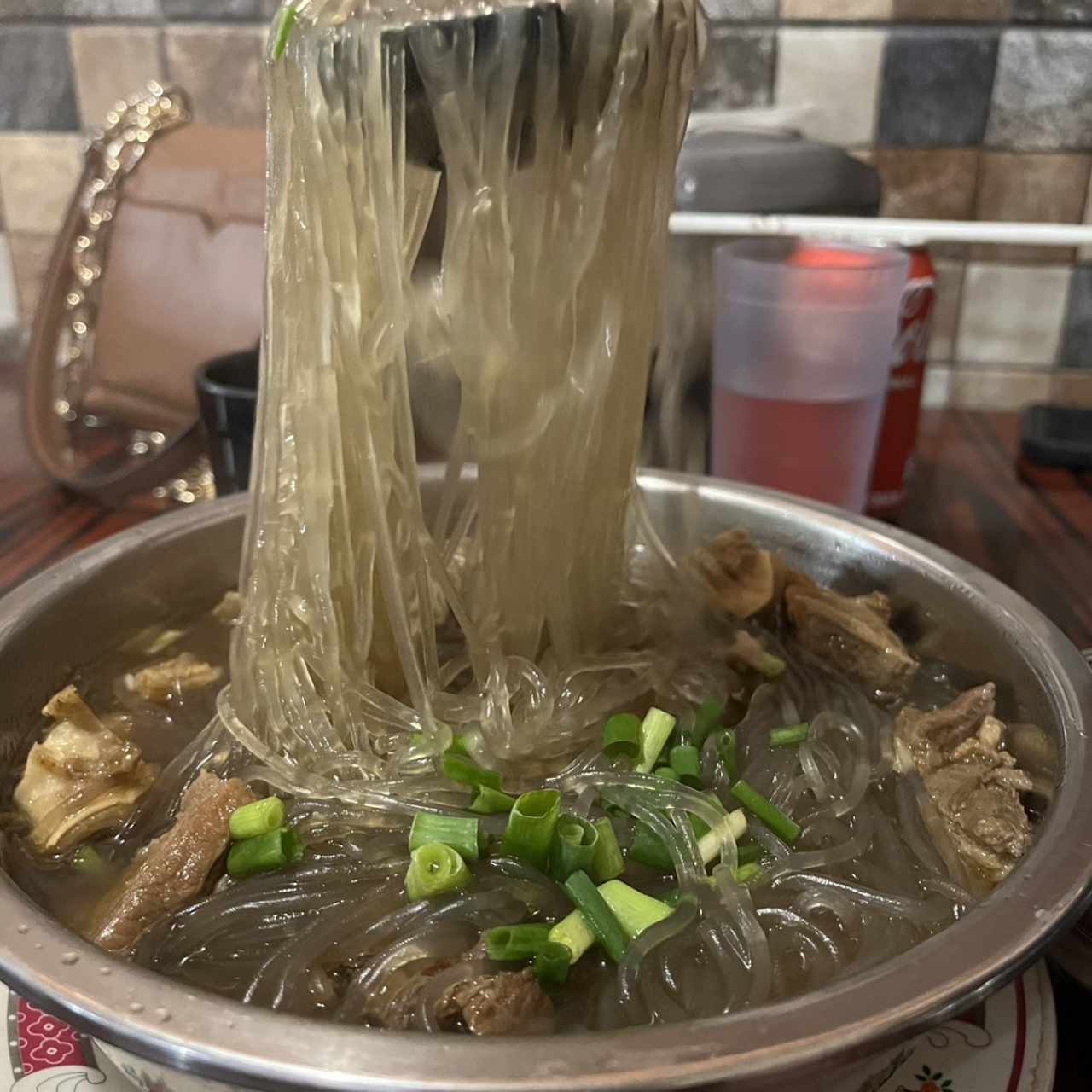 Ramen de fideos con falda