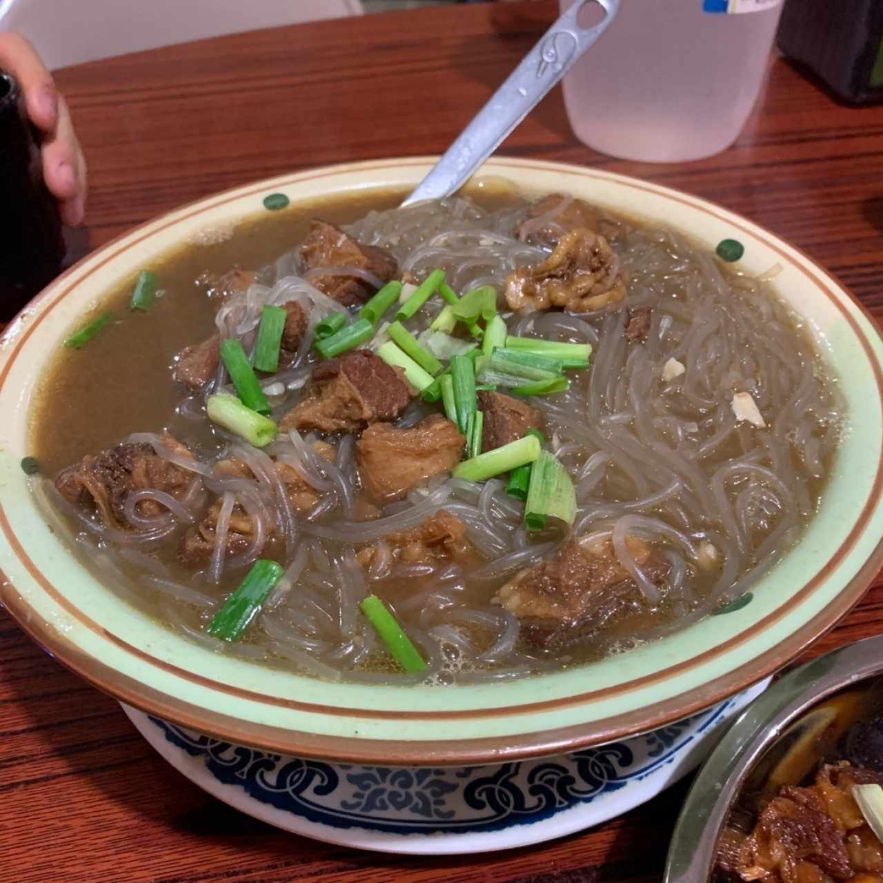 Sopa de Fideos de Camote con Falda