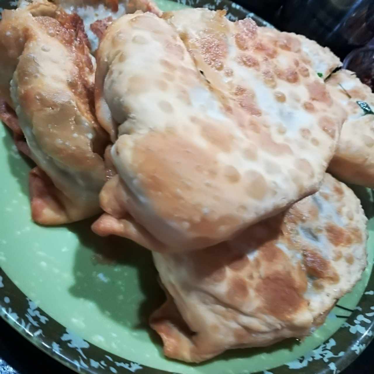 empanada de cebollina con huevo 🥚