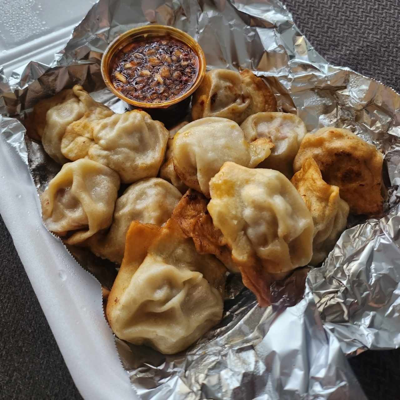 kimchi dumplings