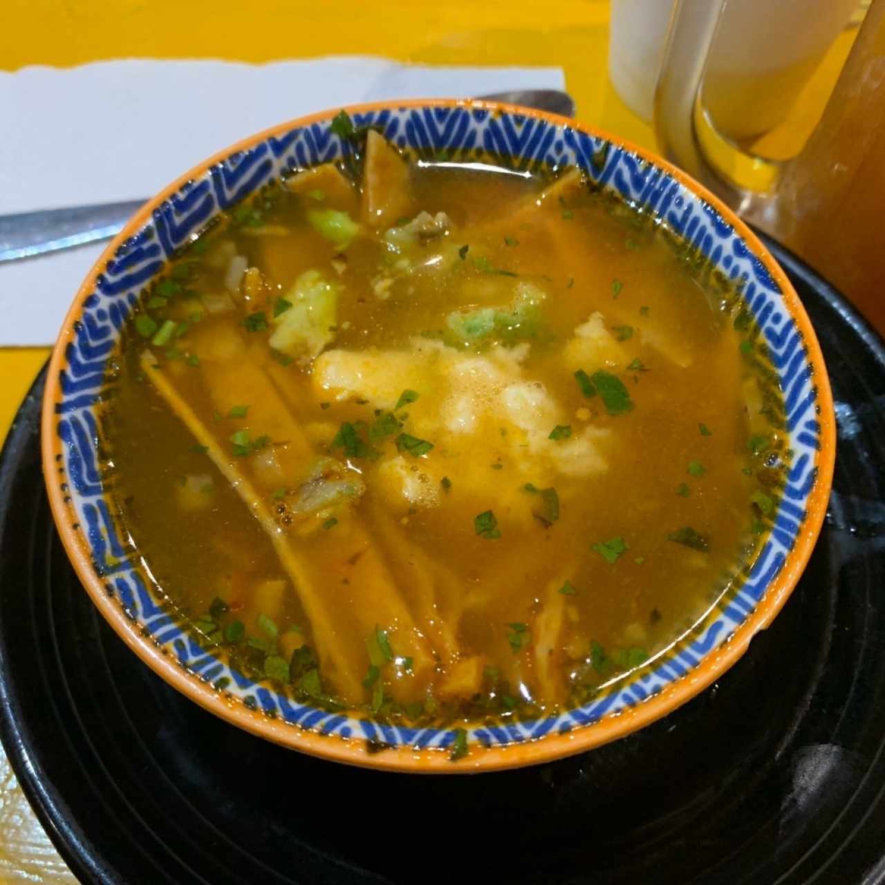 sopa de tortilla